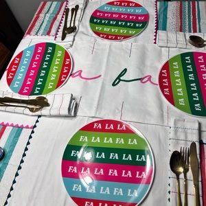 Vibrant Christmas Dining Table Decor 18 pc